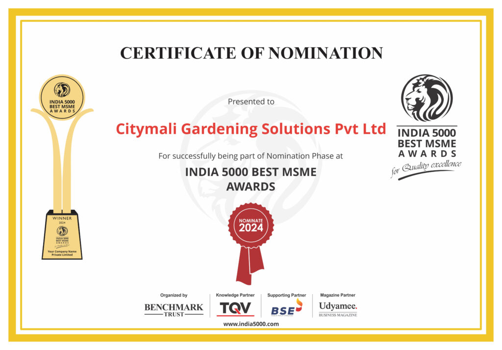 We are thrilled to announce that Citymali has been nominated for India5000 MSME Awards