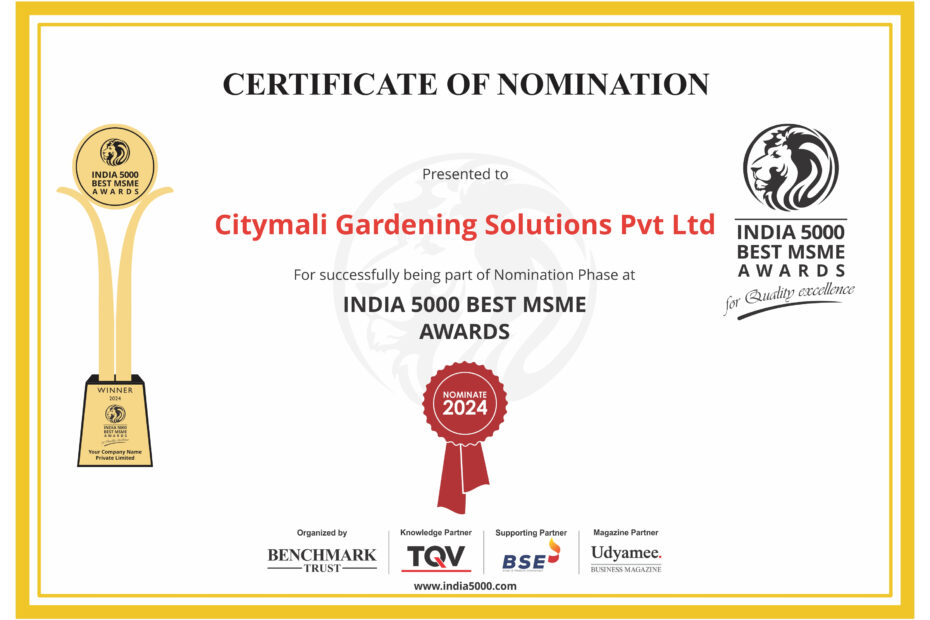 We are thrilled to announce that Citymali has been nominated for India5000 MSME Awards